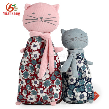Nueva moda gato de peluche japonés gatos felpa de juguete